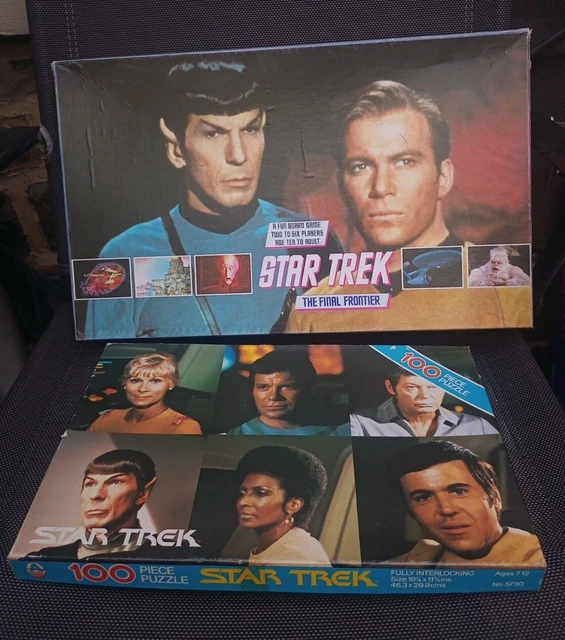 Vintage Star Trek Board Game And Jigsaw