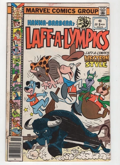 LAFF-A-LYMPICS #9 MARVEL Comic HANNA-BARBERA Scooby Doo Yogi VG Vintage