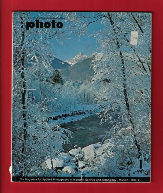 Vintage International Photo Technik Magazine English Language Edition 1/1968