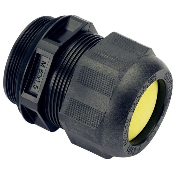 Raccordo cavi acciaio 265091 IP66 nero raccordi per cavi plastica