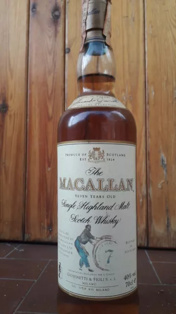 Macallan 7 Years, Single Highland Malt Scotch Whisky Armando Giovinetti e Figli