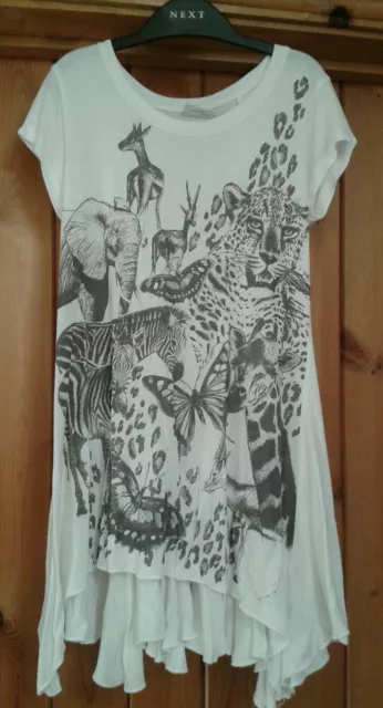 Girls Next Safari Zebra Leopard Gazelle Butterfly Tunic/Leggings age 7 EX COND!!