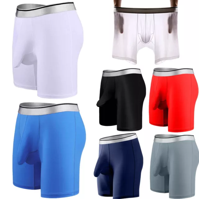 Men's Underwear Boxer Trunk Sport Breathable Big Bulge Pouch