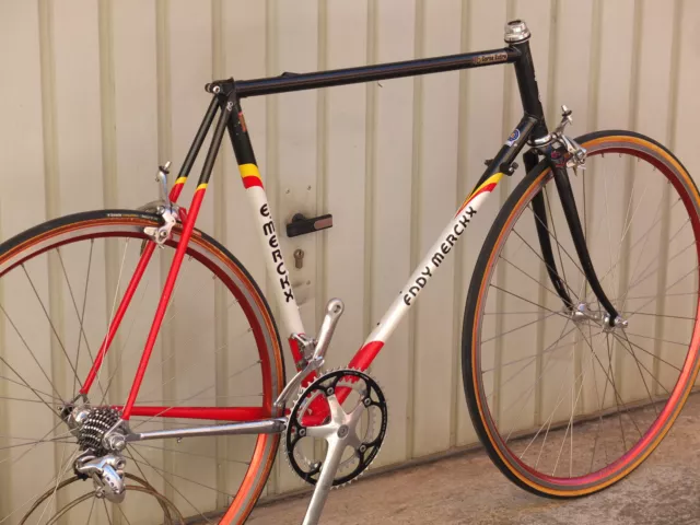 kit cadre Eddy MERCKX Extra Corsa Columbus SL-roues Ambrosio-Campagnolo Chorus 9