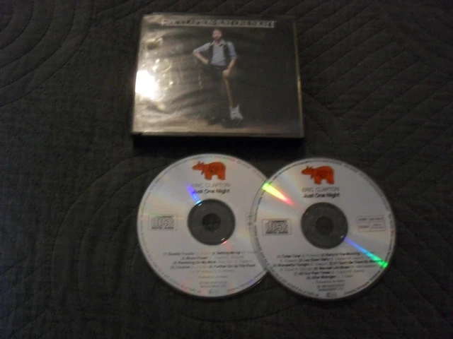ERIC CLAPTON- JUST One Night- 2 Cd- Fat Box- Made In West Germany-Good ...