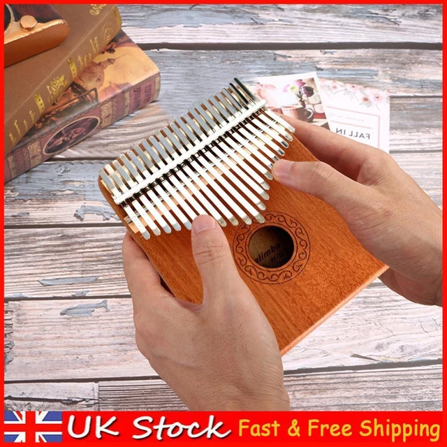 Wooden Kalimba 21 Key Finger Thumb Piano Mbira Acacia Musical Instrument Gifts