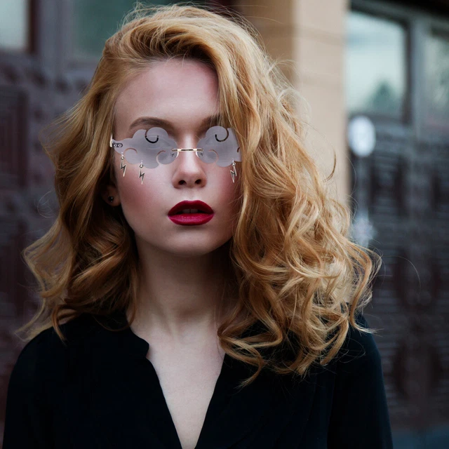 Cloud Raindrop Sunglasses No Sunglasses Fashion Glasses Women Funny