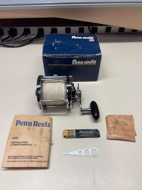 PENN SENATOR 6/0 114 Fishing Reel *Very Nice Condition* Usa