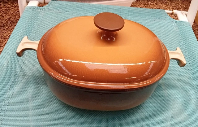 Le Creuset Enzo Mari La Mama Cast Iron Pot Rare 21cm Oval