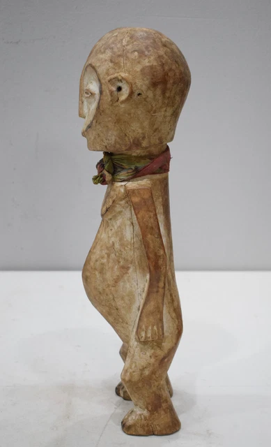 African Lega Figurative Wood Sculpture Lega DRC 18" 2