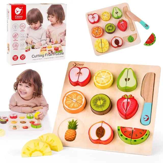 Classic World Fruits Coupe Set pour Turnips Montessori 20 El