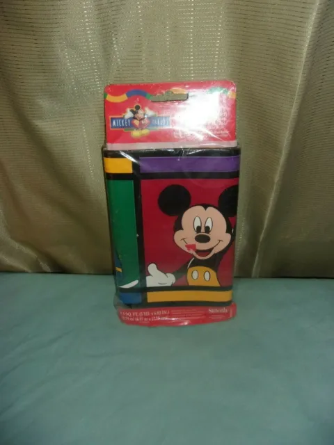 New Disney Mickey For Kids Removable Self Stick Border Wallpaper 5 yards 6029