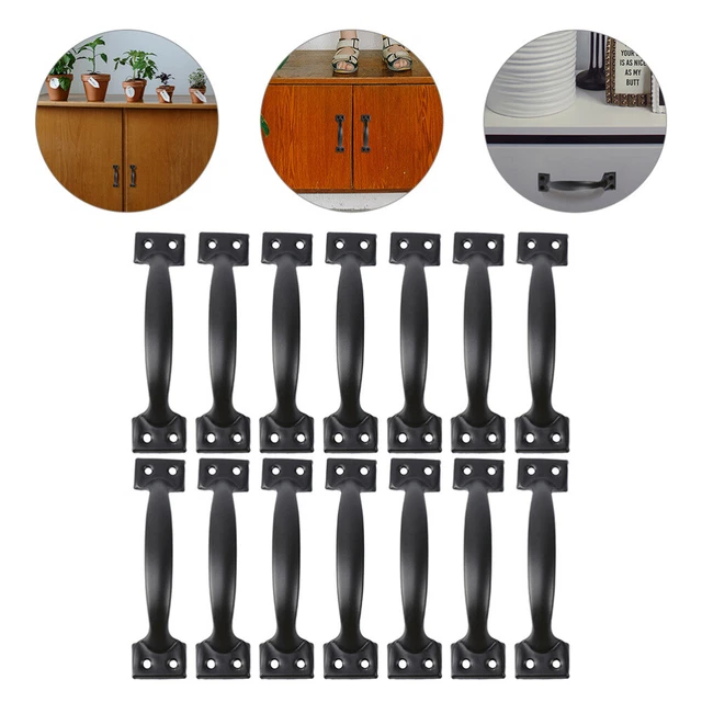 14 Pcs Iron Knobs for Dresser Drawers Furniture Pull Handle