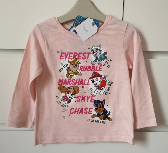 BNWT NEXT___PAW PATROL pink top girl age 18-24 mths