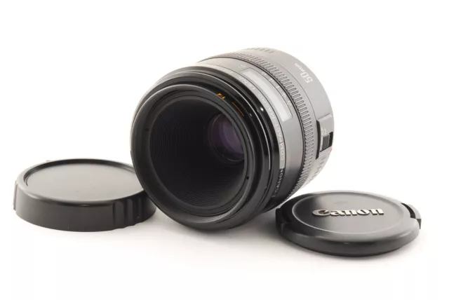 Canon Ef 50mm F/2.5 Compact Macro Objectif Fabriqué En Japon Testé En Stock #