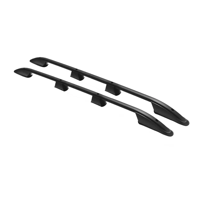 Barres de toit longitudinales pour VW Caddy 2015-2020 L1 Alu Noir