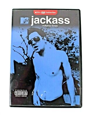 Jackass Volume 3 DVD 2002 Original MTV Stunts TV Series Comedy Johnny Knoxville