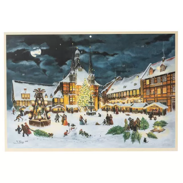 Adventskalender Brück&Sohn "Weihnachten in Wernigerode" Bilderadventskalender