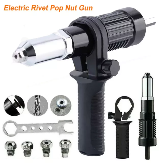 Rivet Nut Gun Adaptor for Cordless Drill Electric Riveting Riveter Insert Tool