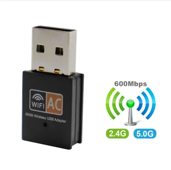 AC-600 WIFI Dongle Wireless USB Adapter Nano Dual-Band 600MBPS NEXT DAY DELIVERY