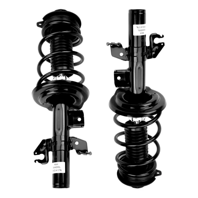 Shock Absorber Assembly Front Black pair for 13-16 Dodge Dart 2013 2014 2015