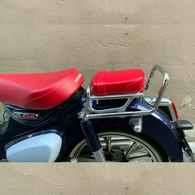 thumbnail image 2 of Chrome Short Legshield Basket Front Cover For Honda C125 Super Cub (2018-2025) - Steel Bolt-On With Mounting Hardware 2 of 6