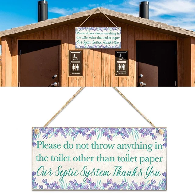 REMINDER SIGNS HOTEL Bulletin Board Toilet Sign Door Hanger Fitting ...