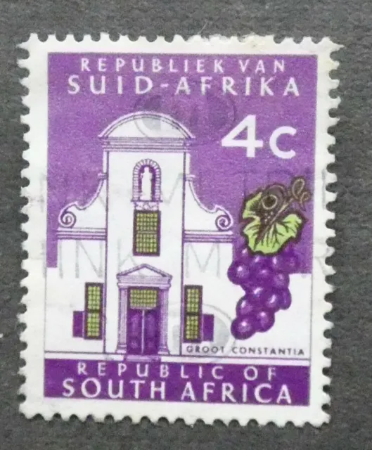 stamp SOUTH AFRICA RSA 4c 1971 Groot constantia  Scott 332  SG 288