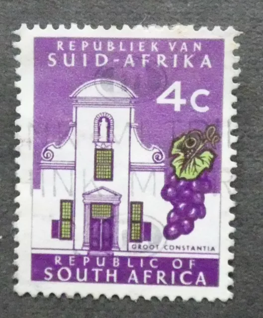 stamp SOUTH AFRICA RSA 4c 1971 Groot constantia  Scott 332  SG 288