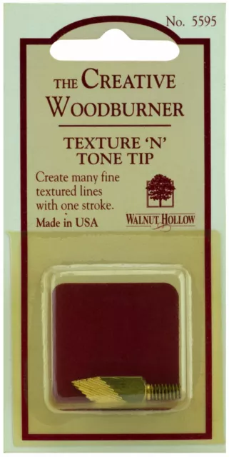 Walnut Hollow The Creative Woodburner Texture "n" Tone Tip Fine Textured Lines