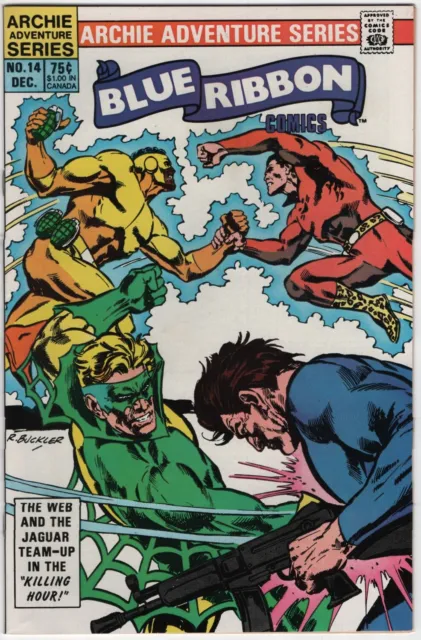 Blue Ribbon Comics Comic Book #14 Archie 1984 Web & Jaguar VERY FINE+ NEW UNREAD