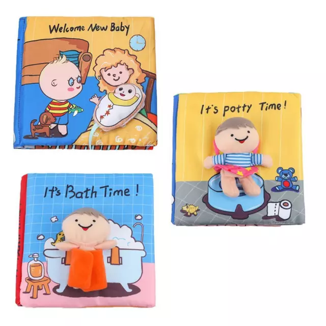 Soft Cloth Book Toy For Kids Baby Educational Intelligence Development