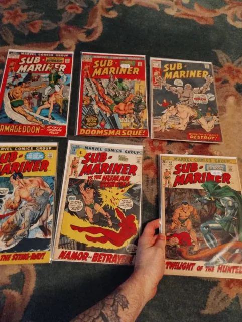 Marvel Comics Bundle Silver And Bronze Age Vol 1 Submariner Namor