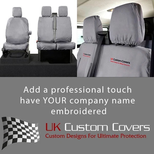 FORD TRANSIT CUSTOM Dciv (2023 Onwards) Waterproof Front Seat Covers