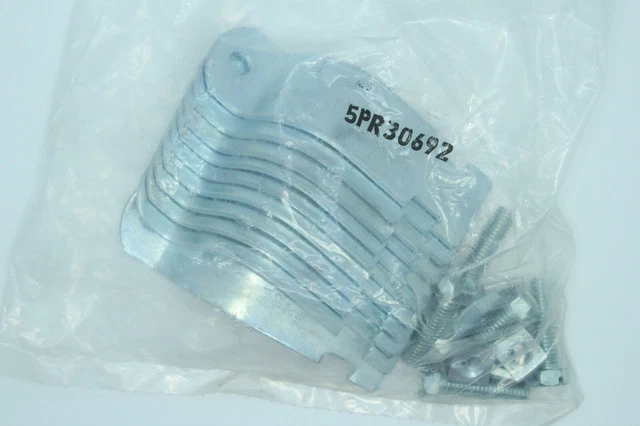 (5 pair) Eaton B-Line B2013ZN 2" Standard Rigid Zinc Plated Conduit Strap
