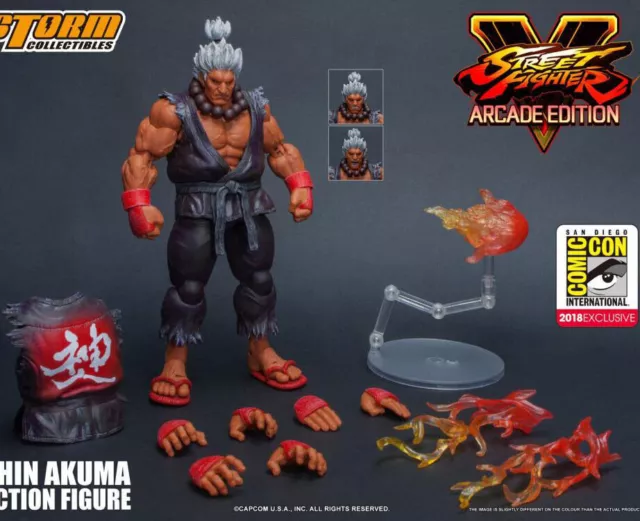 Storm Toys Street Fighter Shin Akuma SDCC 1:12 Action Figure Official In Stock