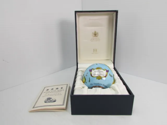 Halcyon Days Bonbonnieres World Globe Celebration of Millennium **BOXED**