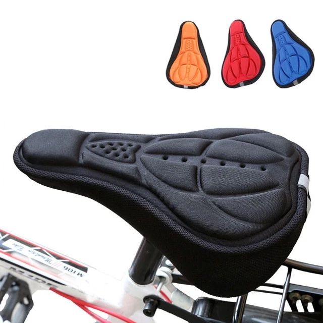 Housse De Selle Vélo Gel Meencool 11,6"x7" - Antidérapante, Rembourrée, Couleurs Assorties