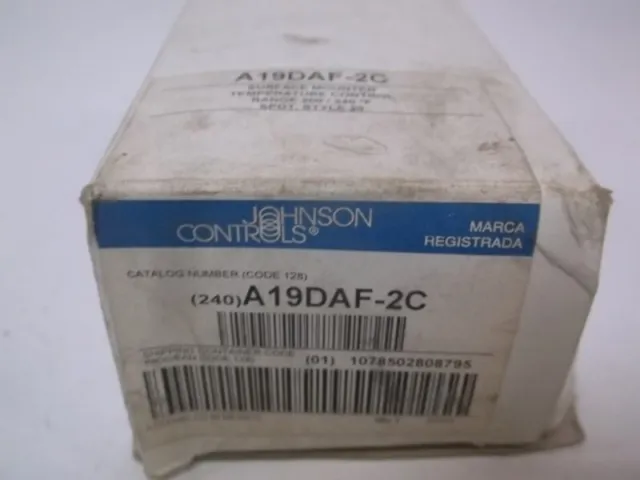 Johnson Controls A19Daf-2C Temperature Control * New In Box *