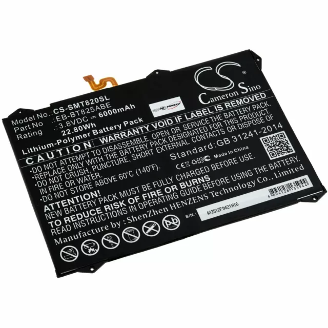 Akku für Tablet Acer Iconia One 10 A3-A50-K5RR (5-Pin-Stecker) 3,7V 5700mAh/21,1