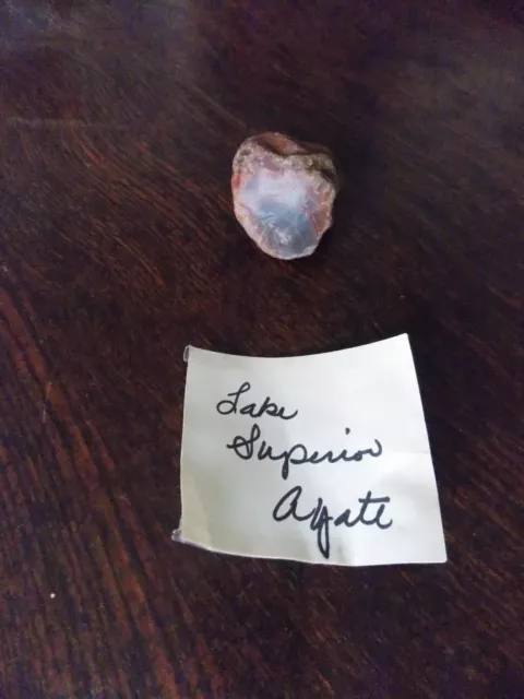 Lake Superior Agate Agates 3+ oz Minnesota Rough Lapidary Gemstone