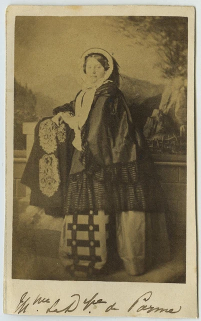 CDV Ancien - Louise-Marie Thérèse, Duchesse De Parme - Photo Barenne à Paris