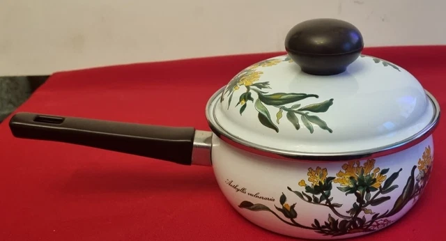 Rare Casserole Villeroy Et Boch Botanica En Tole Emaillee