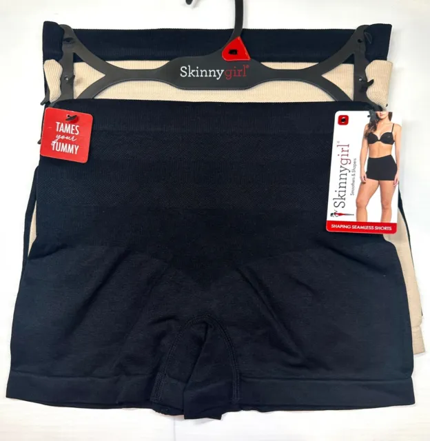 SKINNYGIRL SHAPING REVERSIBLE Camis Shapewear Tones Your Tummy Set Of 3 NWT  Sz L £32.17 - PicClick UK