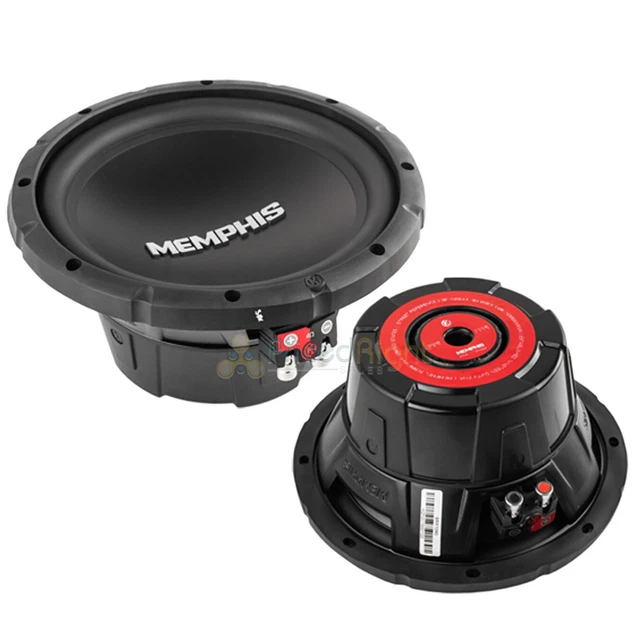 Memphis Audio 10" 4 Ohm Subwoofers 200 Watts RMS Car Subs Bass SRX1040 2 Pack
