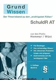 Grundwissen Schuldrecht AT von Hemmer, Karl Edmund,... | Buch | Zustand sehr gut