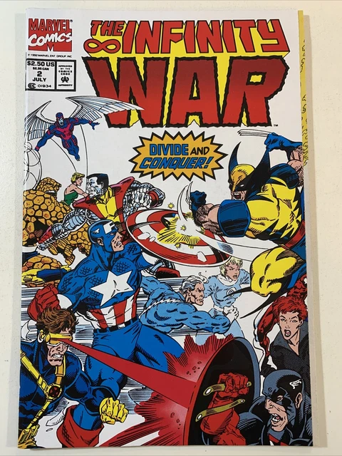 The Infinity War 2 Marvel Comics 1992 Thanos Warlock Avengers Jim Starlin NOS NM