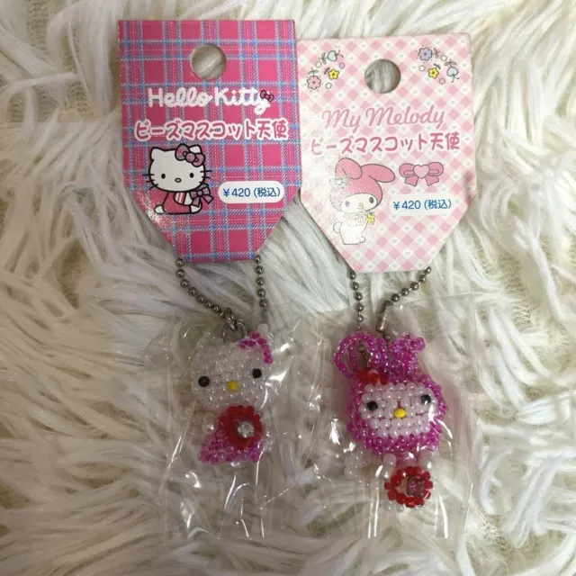 Rare Sanrio Beads Mascot Angel Usahana Kitty My Melo