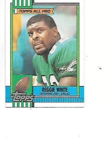 Reggie White 1990 Topps All Pro Football Card #86 Philadelphia Eagles HOF
