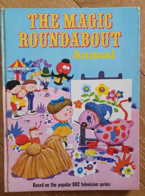 FATHERS DAY THE Magic Roundabout 1973 vintage Book Birthday gift Xmas ...